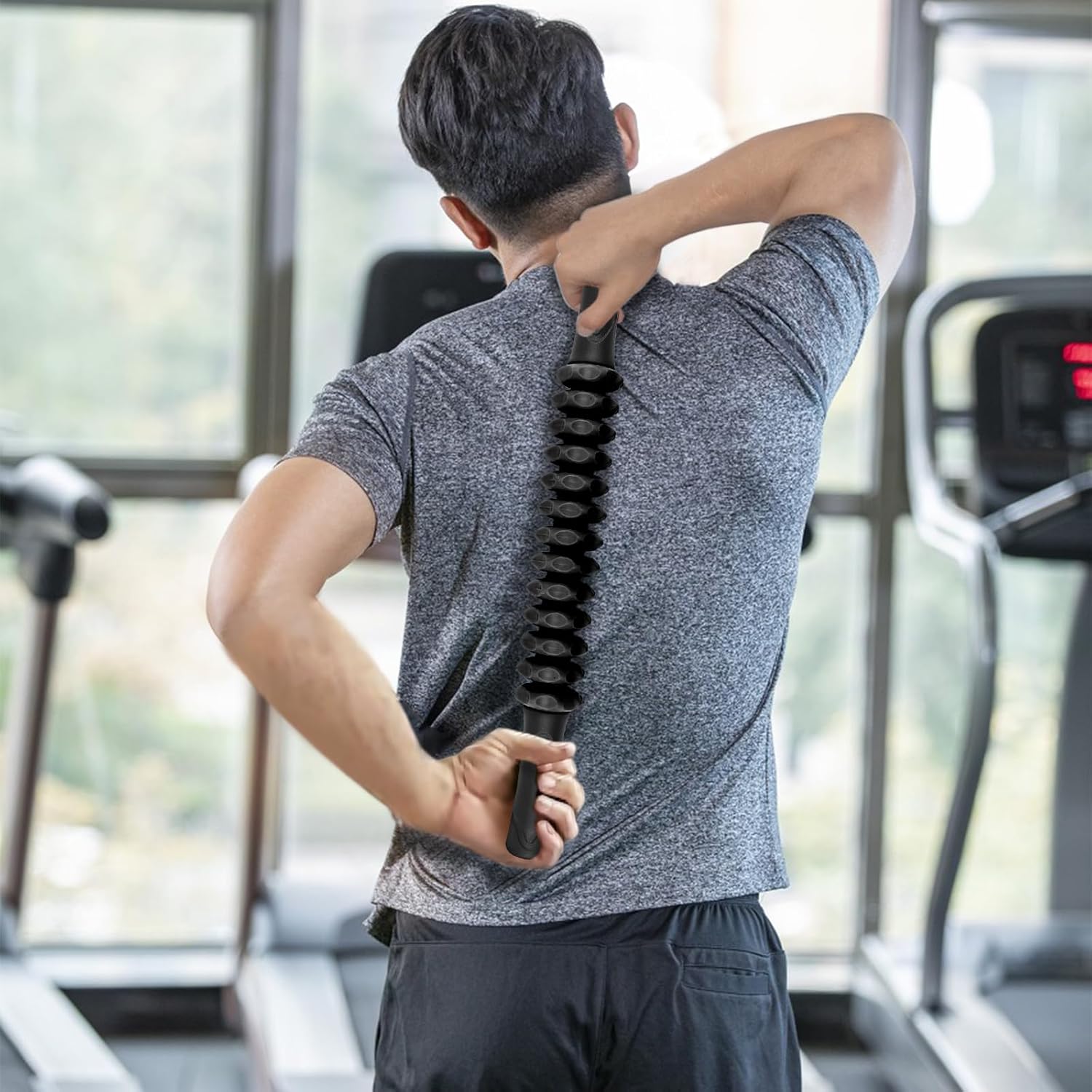 ZanLLW – Barra de rodillo muscular, barra de masaje de tejido profundo para atletas, terapia muscular para corredores, Lipo Stick para aliviar el