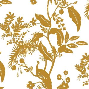 GloryTik Papel tapiz dorado floral de 17.3 x 197 pulgadas, papel tapiz autoadhesivo con diseño floral dorado y blanco, extraíble, impermeable, para GloryTik Papel tapiz dorado floral de 17.3 x 197 pulgadas, papel tapiz autoadhesivo con diseño floral dorado y blanco, extraíble, impermeable, para