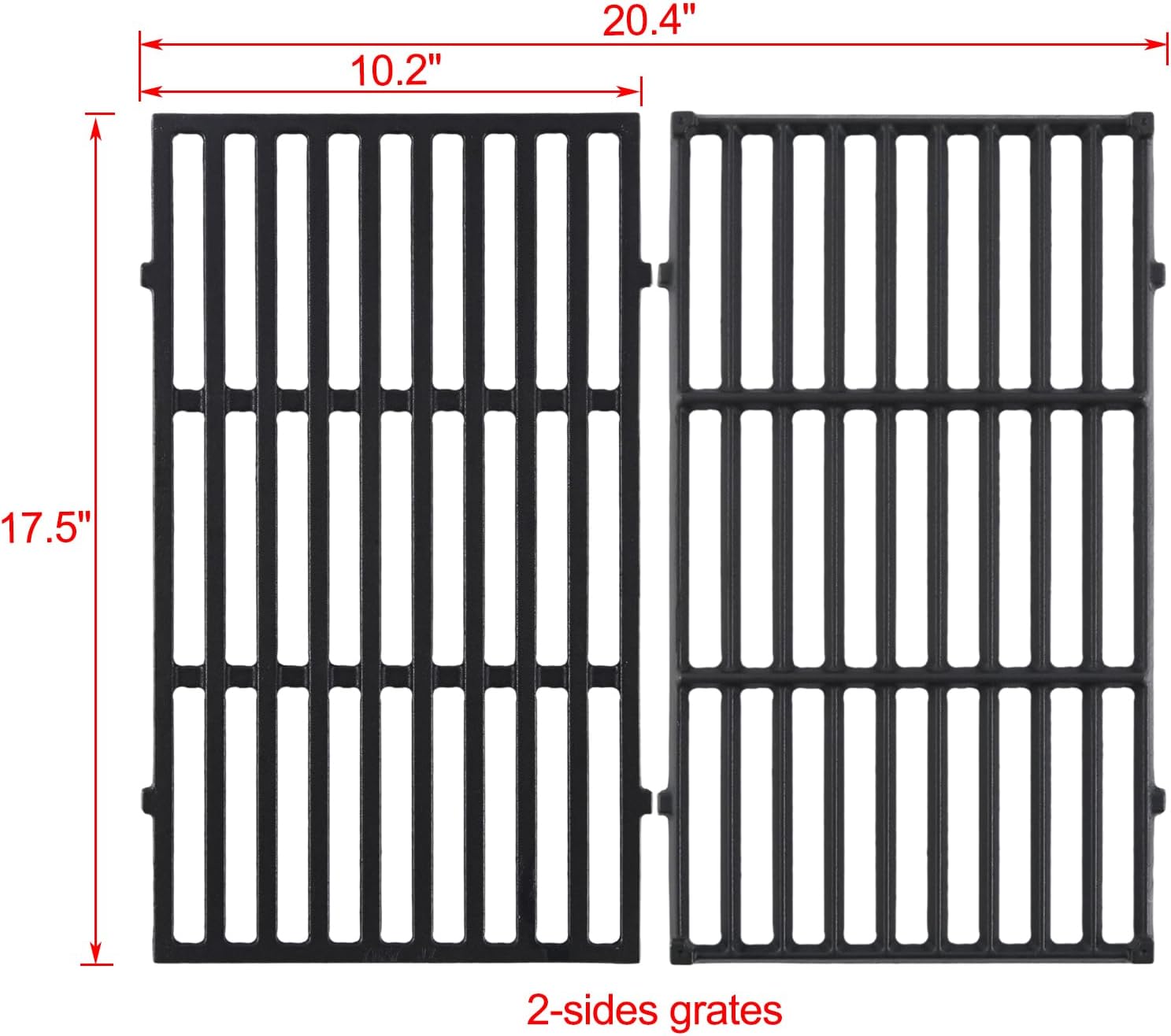 7637 Parrillas de Parrillas para Weber Spirit E-210 E-215 Piezas de repuesto para parrilla Weber Spirit II E-210 GS4 S-210 E-220 I y II Serie 200