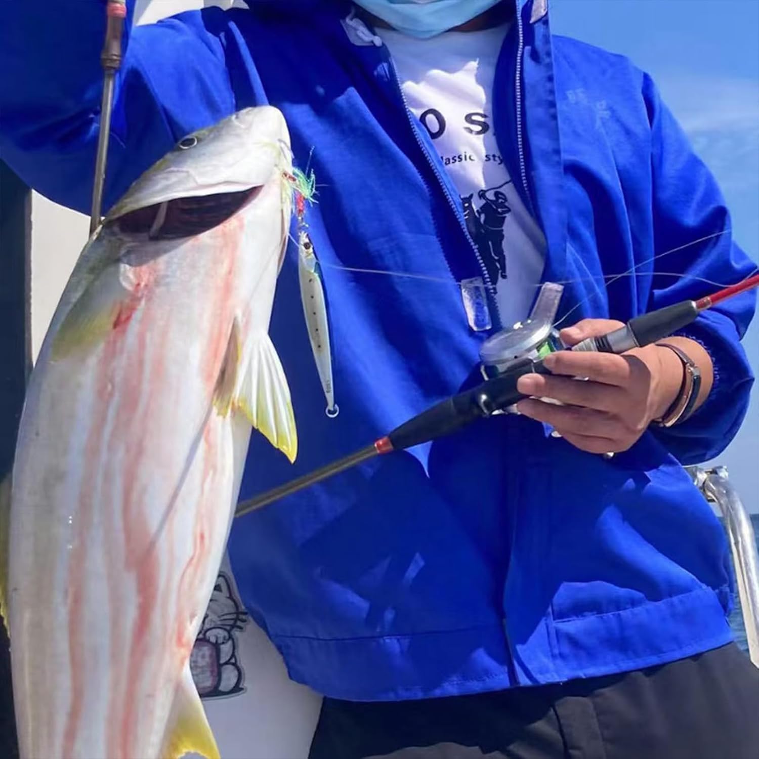 Saltwater Fishing Lures Slow Pitch Jigging Vertical Jig Artificial Bait Metal Jig Fishing Inshore Offshore for Tuna Bluefin Salmon Trout Striped
