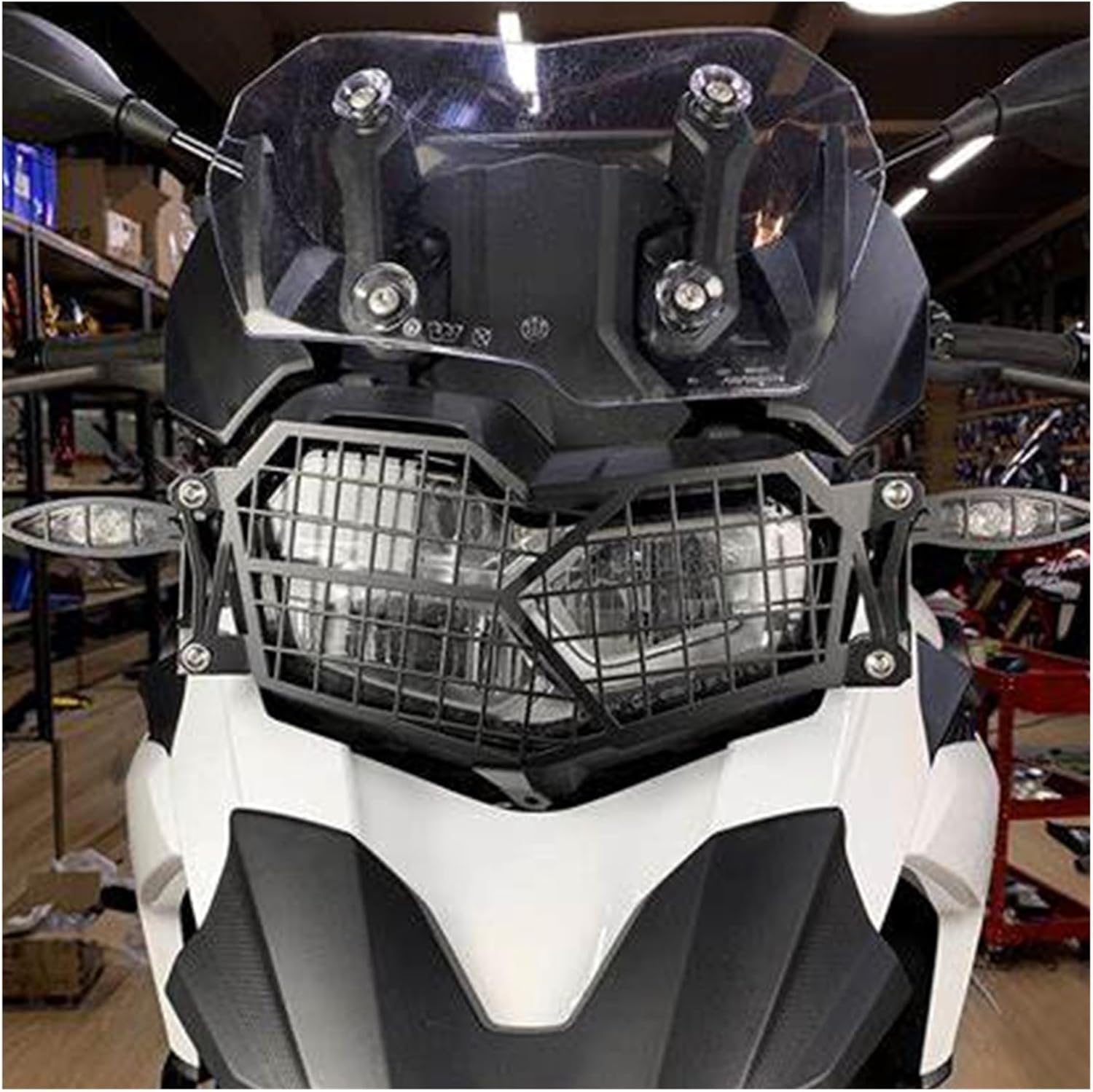 Accesorios de motocicleta para BM-&W F850GS F 850 GS F850 GS F 850GS 2018 2019 2020 2021 2022 Cubierta de protección de faros delanteros Rejilla de