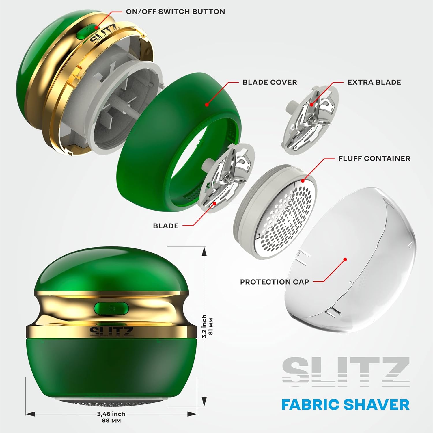 Afeitadora de tela recargable, removedor de pelusa para afeitadora de tela, máquina de afeitar portátil para ropa y muebles, desfuzzer de suéter,