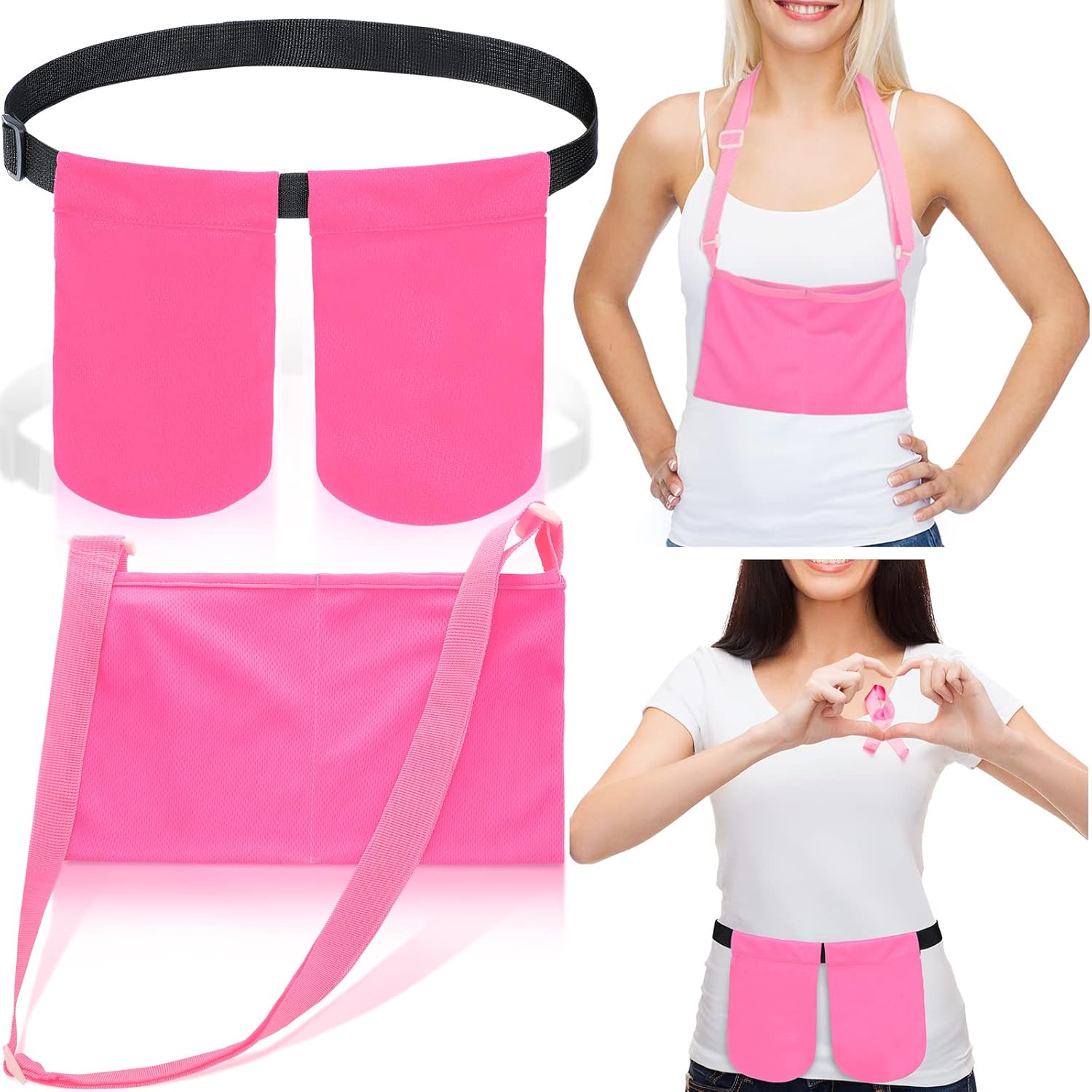 Soporte de drenaje para mastectomía, bolsa de drenaje ajustable con bolsa de ducha, camisas de pecho para mastectomía con bolsillos de drenaje,