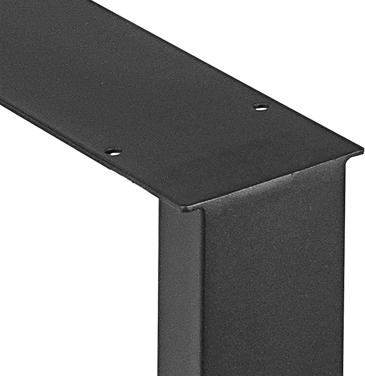 Patas de metal para mesa de café, patas de 28 pulgadas, patas de muebles de oficina, patas de escritorio para computadora (28 x 36 pulgadas), 2