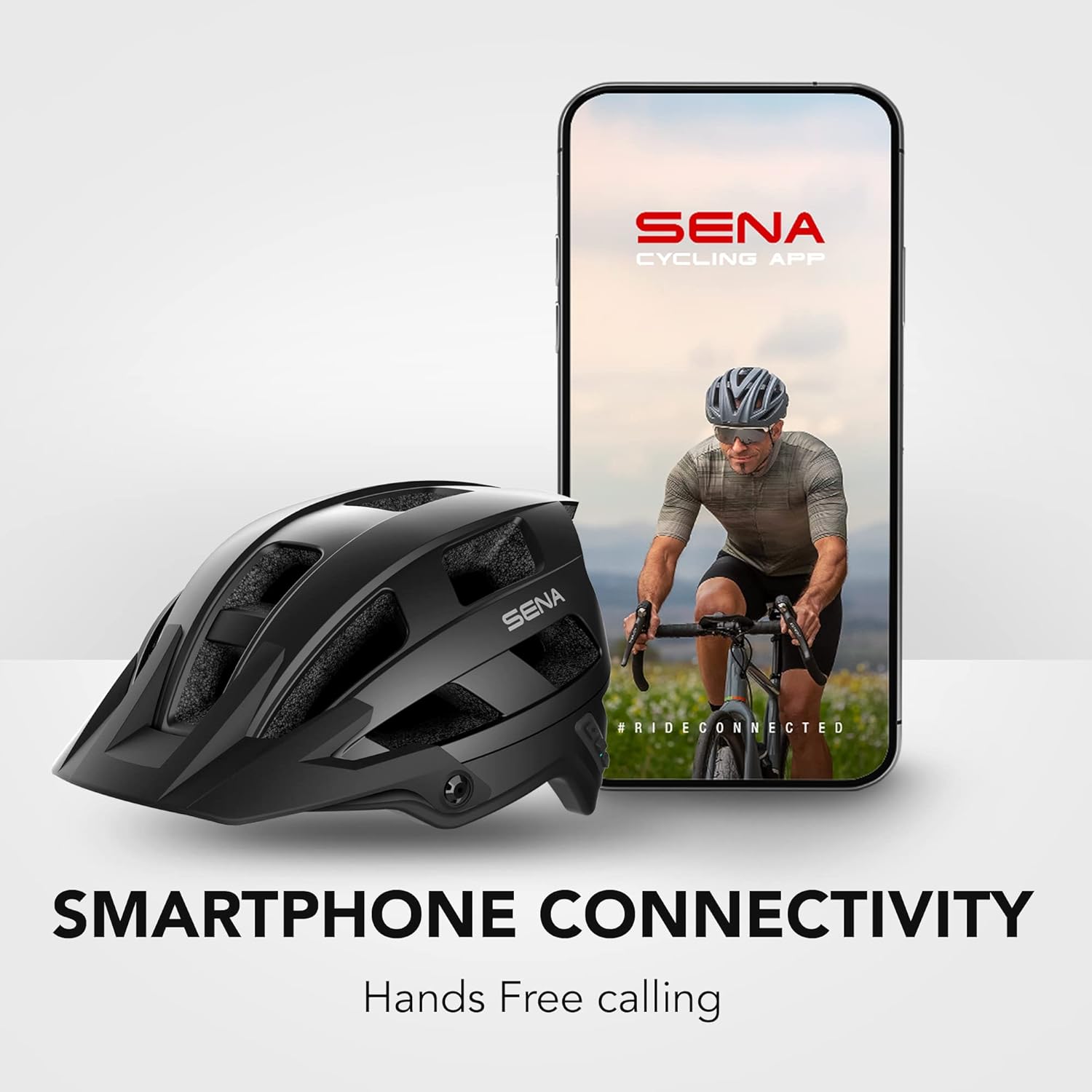 Sena M1  M1 EVO Bluetooth y malla intercomunicación inteligente Cascos de bicicleta de montaña