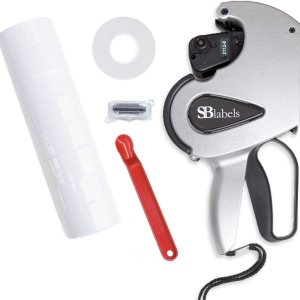 SBLabeler Price Gun Product BundlePistola de precios de una línea, etiquetas, tinta, pelador de etiquetaspistola de precios de 8 dígitos SBLabeler Price Gun Product BundlePistola de precios de una línea, etiquetas, tinta, pelador de etiquetaspistola de precios de 8 dígitos