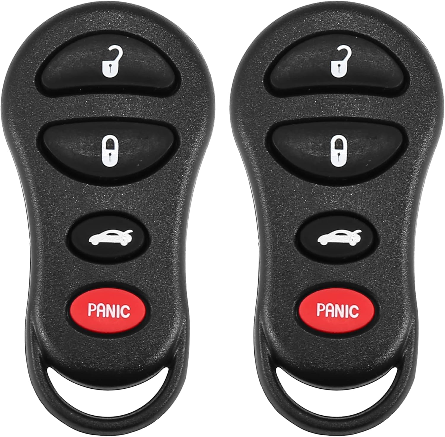 X AUTOHAUX 2 llaves de repuesto para automóvil de 315 MHz sin llave para Jeep Liberty 02-04 para Dodge Stratus 01-06 para Dodge Intrepid 01-05 para