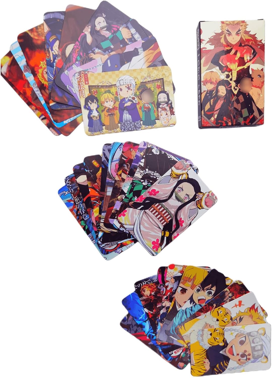 Juego de cartas de juego inspirado en el anime con impresionantes imágenes de múltiples series populares, incluye tarjetas coleccionables de
