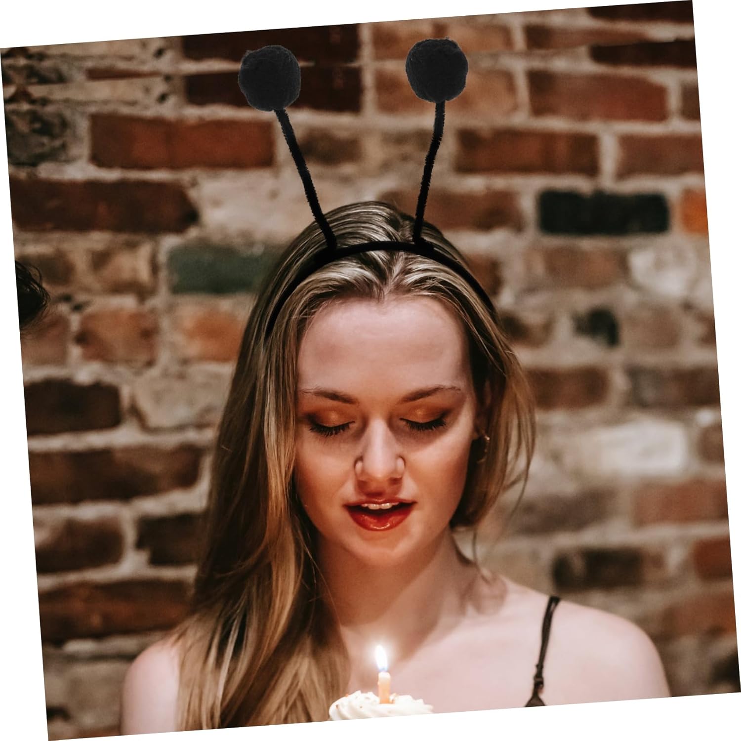 Beavorty 12 diademas de bola de pelo para accesorios para cabeza de antena, boppers abejas, accesorio de cosplay, aros de pelo para niñas, diadema