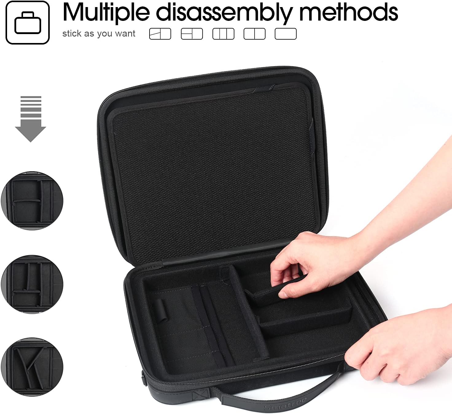 Smatree Funda rígida para iPad de 10 a 11 pulgadas para iPad Pro 2022 de 11 pulgadas, iPad Air 2022 de 10.9 pulgadas, bolsa de hombro para tableta y