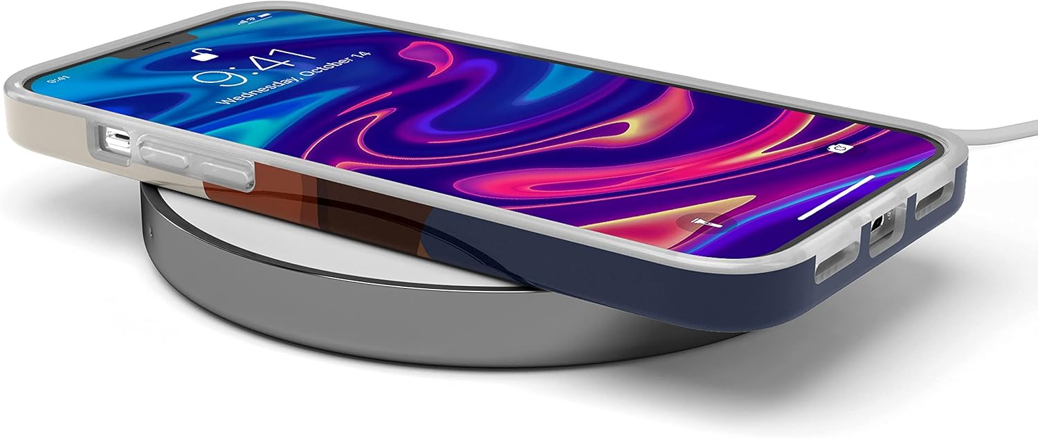 Casely Funda para iPhone 11 Pro Max  Los opuestos atraen  Funda de montaña con bloques de color de día y noche