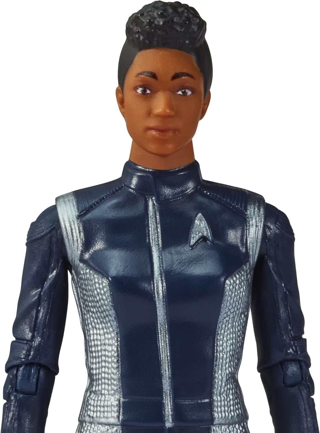 Star Trek Playmates Toys Universe Figura de acción de Michael Burnham Discovery de oficial científico de 5 pulgadas con accesorios, multicolor