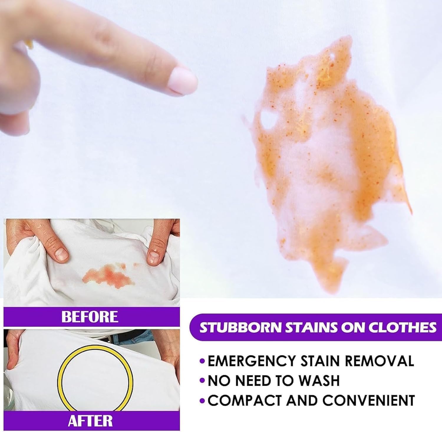 Urcstyle – Quitamanchas Urcstyle, removedor de manchas de lavandería, removedor de manchas de ropa activo con enzimas, removedor rápido de manchas