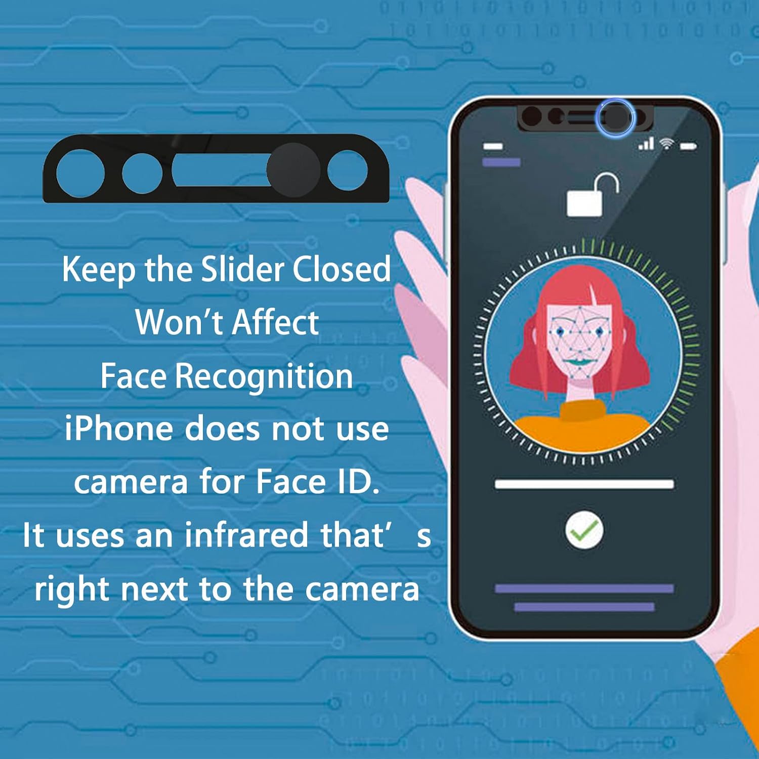 Funda para lente de cámara compatible con iPhone 11, incluye funda para cámara frontal de iPhone, protege la privacidad y la seguridad, pero no