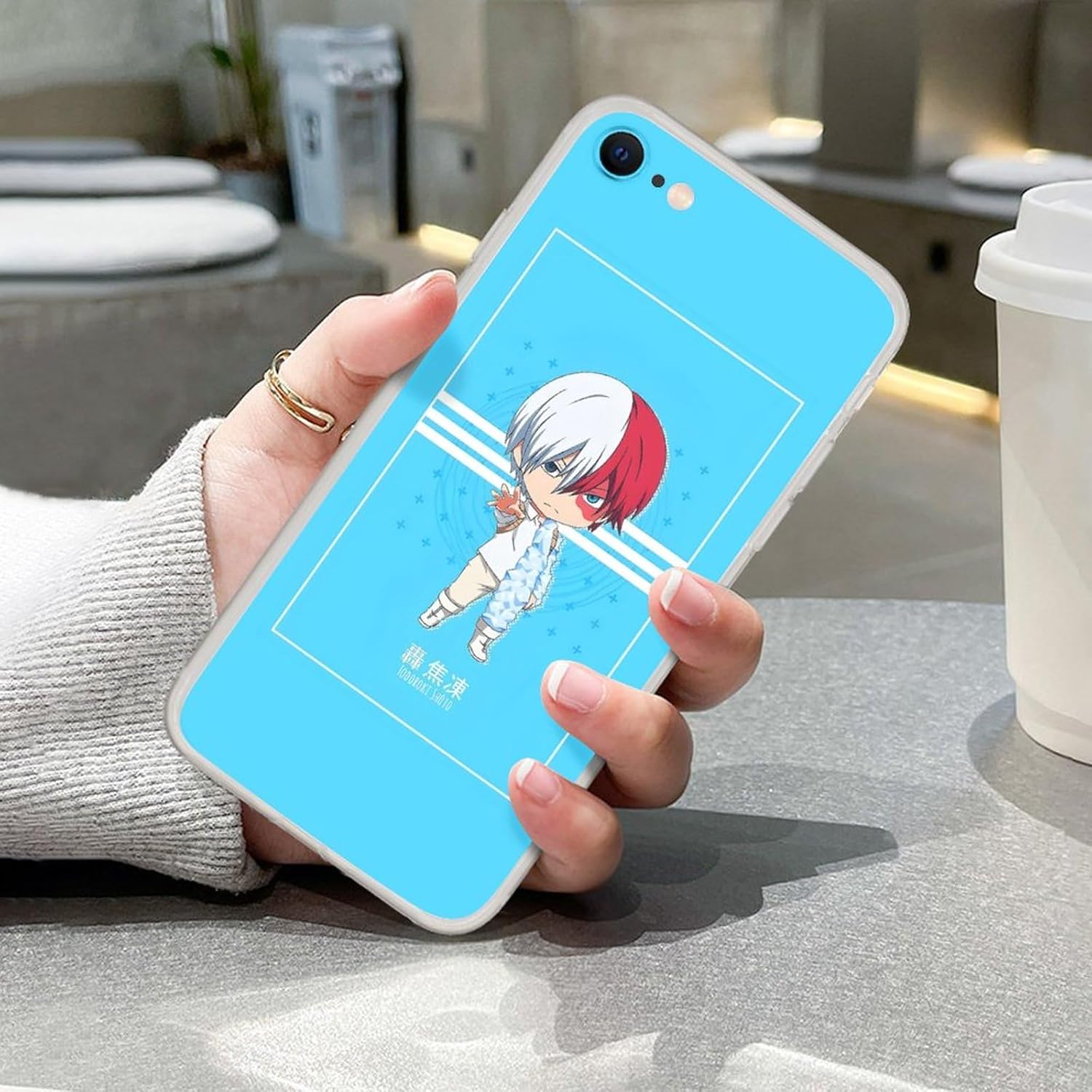 Para Samsung Galaxy A52 5G, Clase A Anime Todoroki Shouto #06 Transparente Protector Suave Silicona A Prueba De Golpes Suave TPU Claro Teléfono