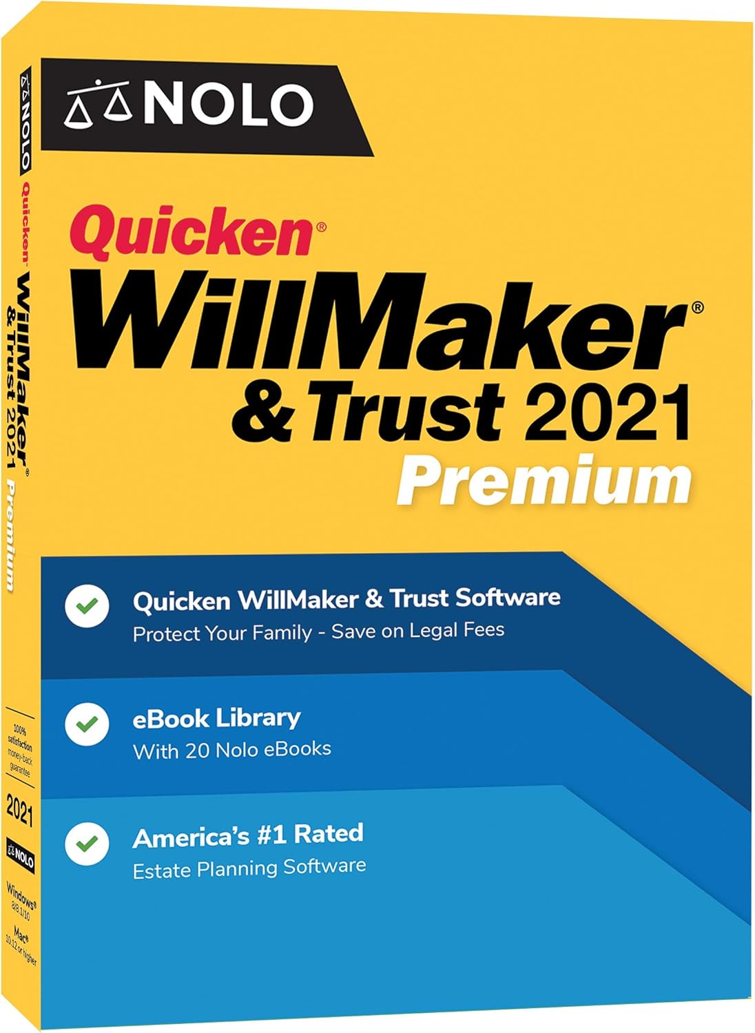 Nolo WillMaker & Trust 2021 Premium – Estate Planning Software and eBook Library – Includes Will, Trust, Health Care Directive, Get It Together