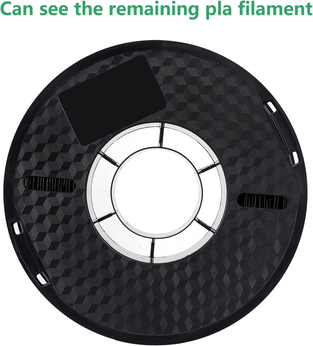 Kingroon PLA – Filamento para impresora 3D, 10 rollos, precisión dimensional +- 0.001 in, carrete de 22 libras (22 libras), 0.069 in, color negro