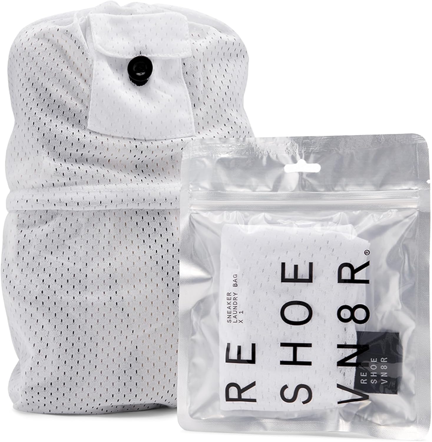 Reshoevn8r Bolsa de lavandería para zapatos deportivos para lavadora  Sistema de bloqueo de encaje doble de malla  Bolsa de limpieza de zapatos