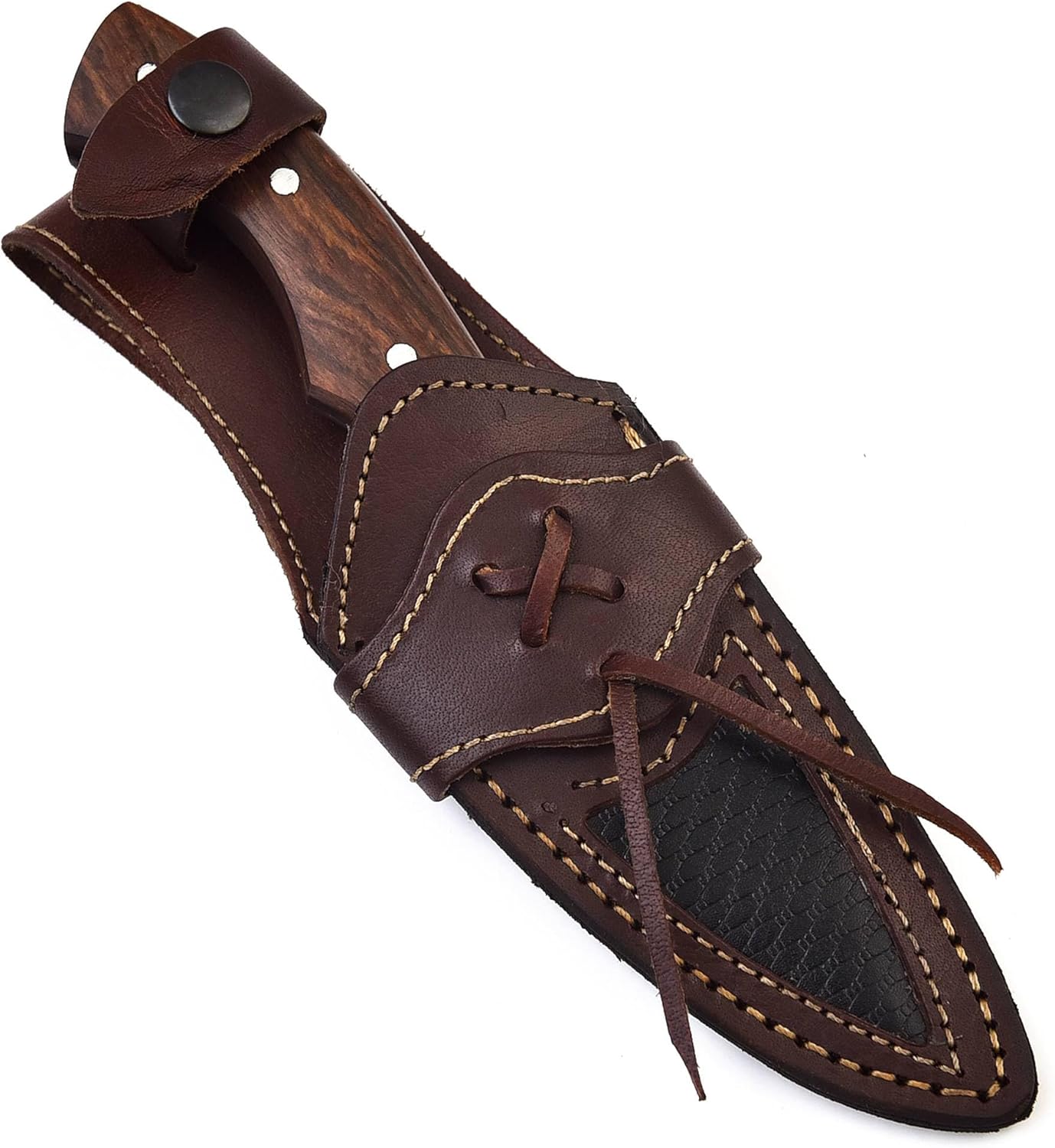 Nessmuk – Cuchillo de caza de hoja fija de 8.75 pulgadas, cuchillo de caza de supervivencia al aire libre, cuchillo de campamento, cuchillo de