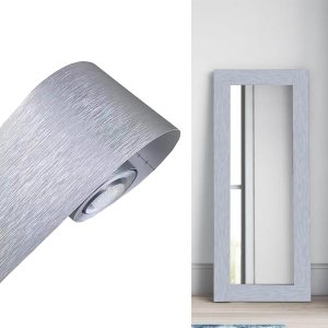 Yija Borde de pared autoadhesivo 3D de color metálico, impermeable, fácil de aplicar, azulejos de cocina y baño, 4.2 x 196.8 pulgadas (plateado) Yija Borde de pared autoadhesivo 3D de color metálico, impermeable, fácil de aplicar, azulejos de cocina y baño, 4.2 x 196.8 pulgadas (plateado)