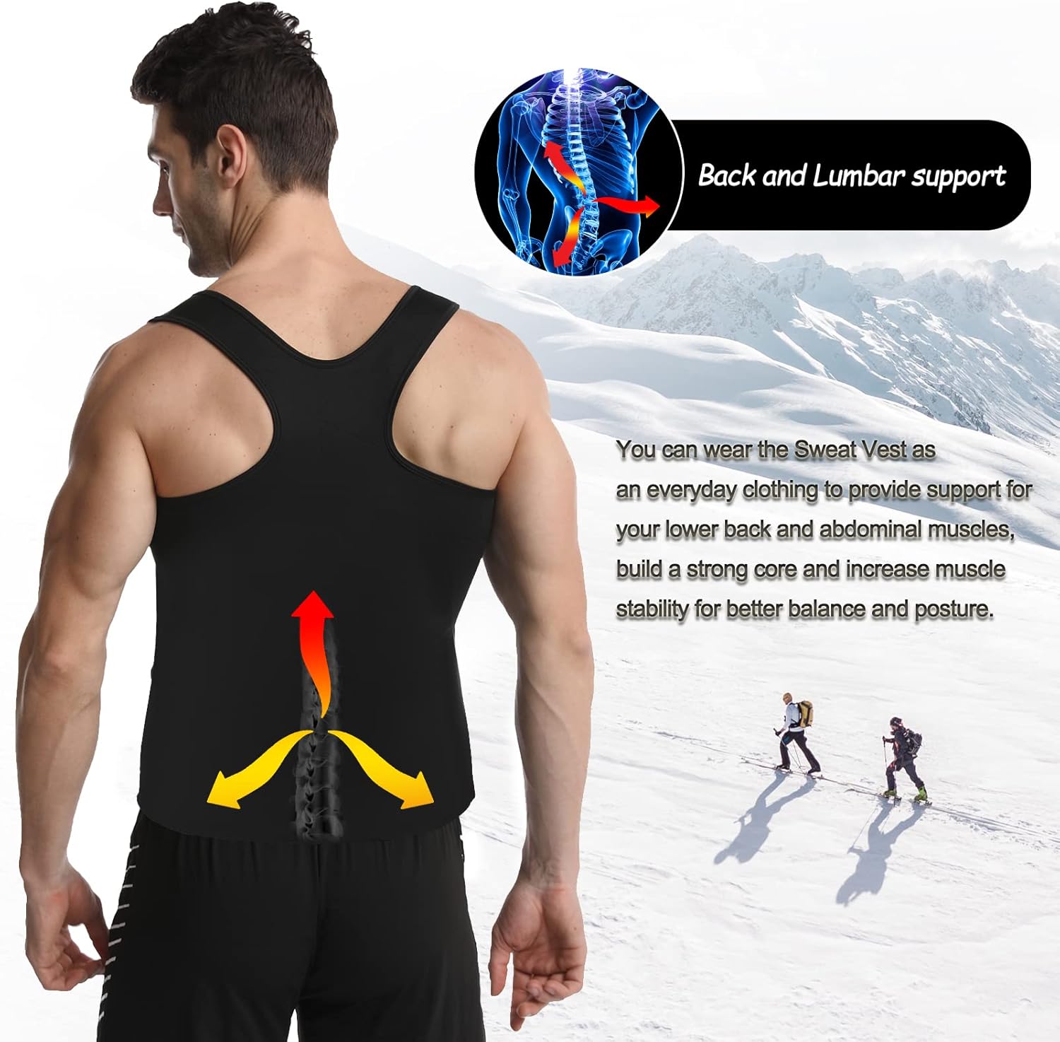 Traje de sauna para hombres, trajes deportivos para pérdida de peso, chaleco de entrenamiento de gimnasio con cremallera, chalecos de entrenamiento