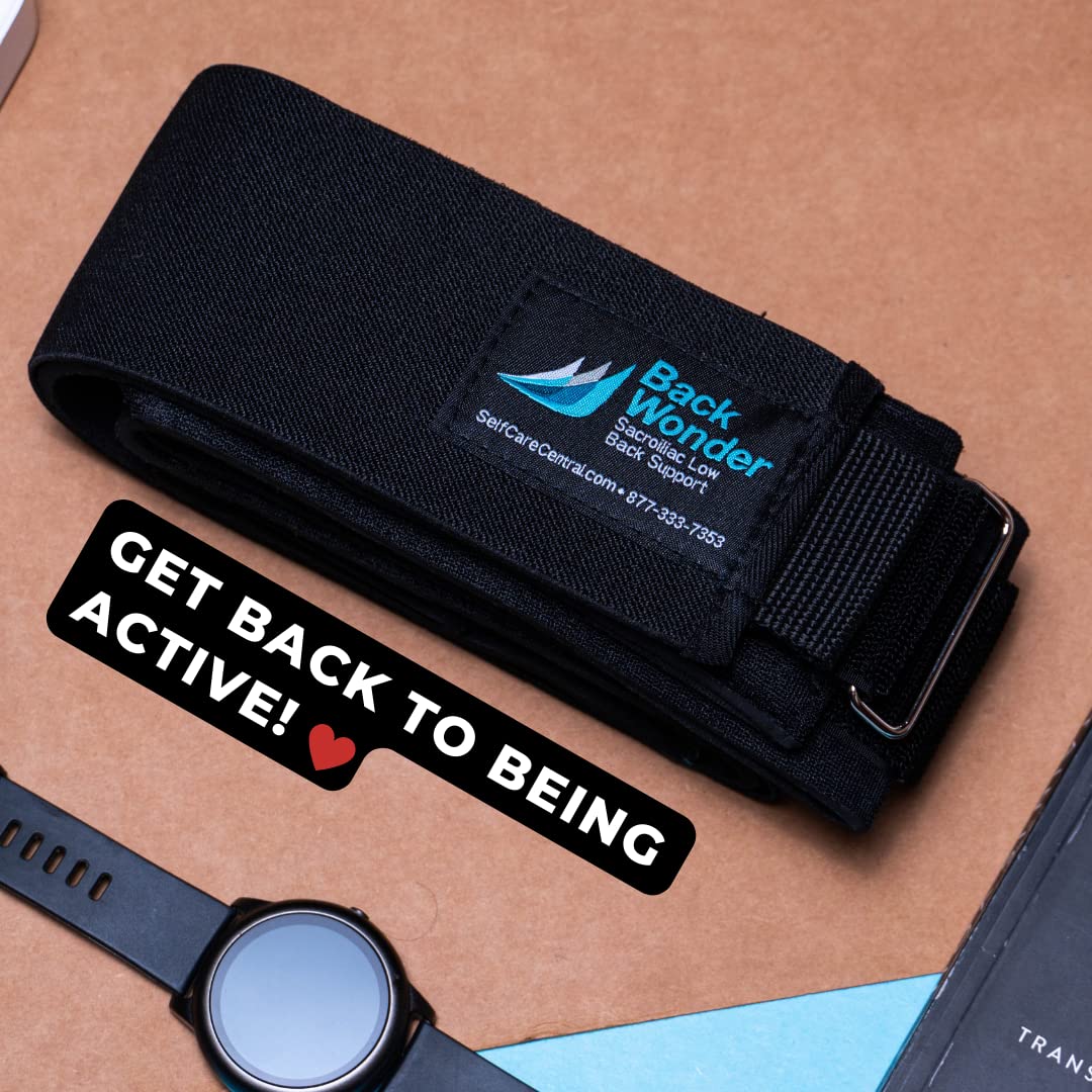 Backwonder Cinturón de apoyo para la espalda, soporte para nervio ciático para espalda Si, para mujeres y hombres, cinturón de soporte perfecto para