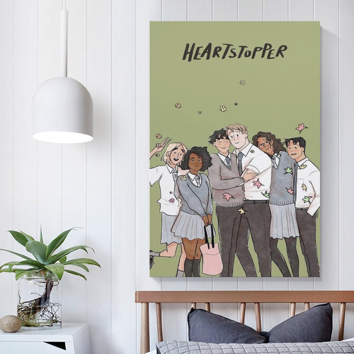 Heartstopper – Pósteres de TV de temporada 2 (7) impresiones artísticas en lienzo para decoración de pared, decoración de habitación, decoración de