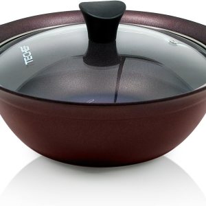 TECHEF – Colección Art Pan, Olla de sopa con tapa de cristal, fabricada en Corea (2 cuartos de galón) TECHEF – Colección Art Pan, Olla de sopa con tapa de cristal, fabricada en Corea (2 cuartos de galón)