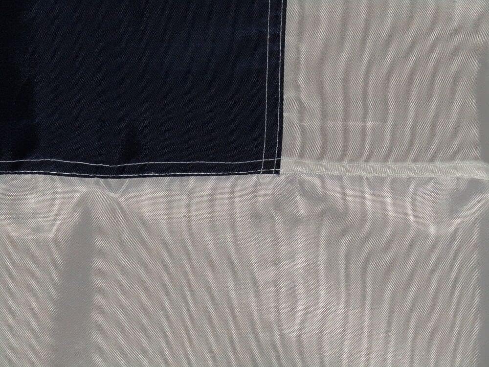 Bandera de nailon 210D bordada de 4 x 6 pulgadas (fabricada en Estados Unidos)