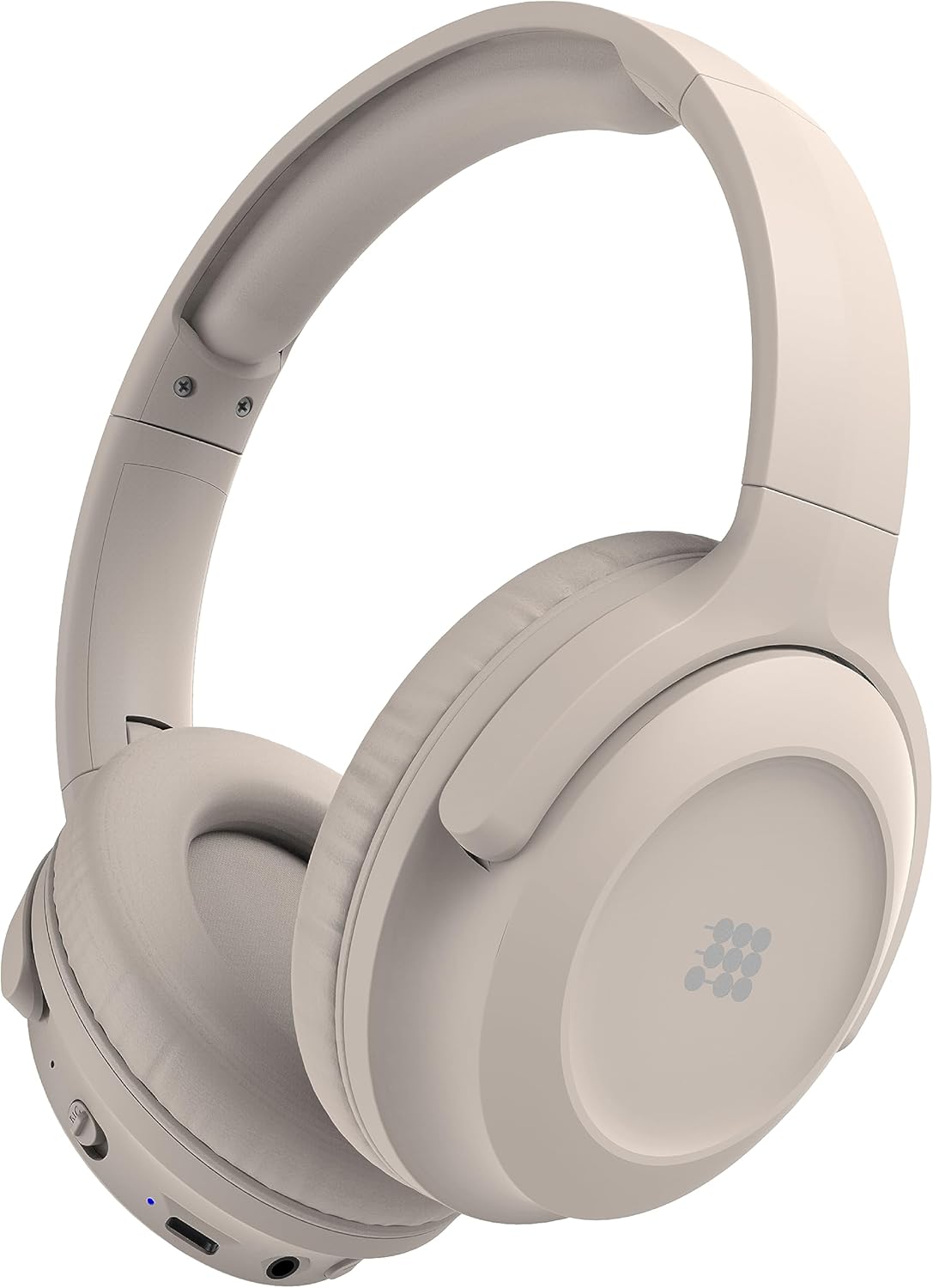 Cubitt – Auriculares de estudio con cancelación activa de ruido sobre la oreja con micrófono, sonido premium, extensión y flexión, carga rápida,