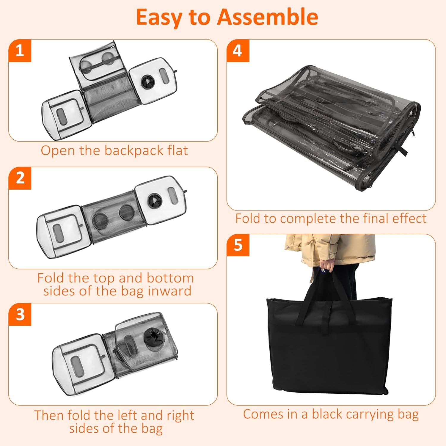Caja de secado de mascotas, sala de secado portátil para gatos, jaula plegable para secadora de jaula para perros con plástico PVC resistente