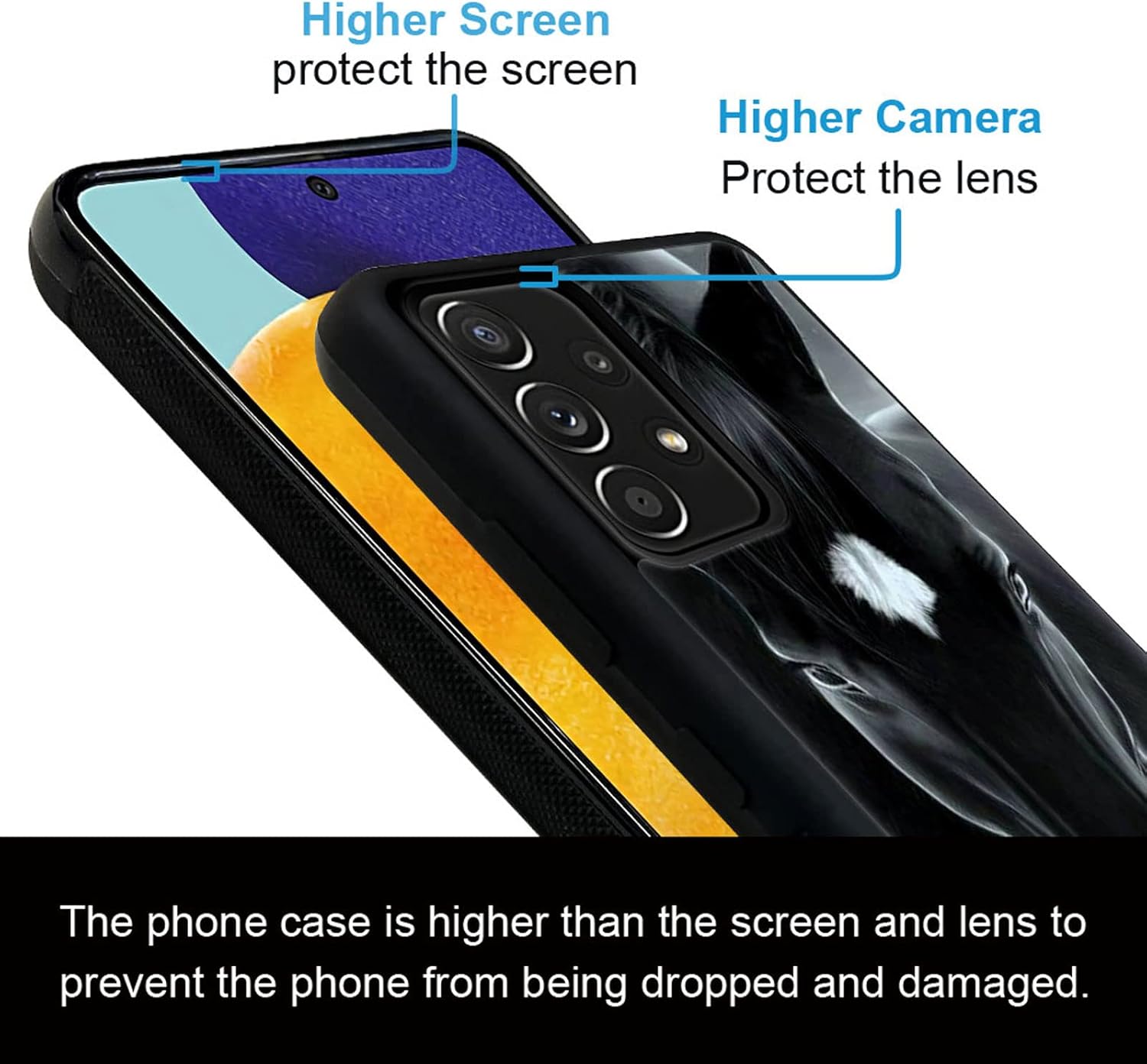 CARLOCA Funda compatible con Samsung Galaxy A53 5G, diseño gráfico de moda a prueba de golpes, protección antiarañazos y caídas, Samsung Galaxy A53