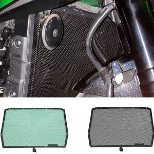 Protector de radiador de motocicleta compatible con Kawasaki ZH2 H2-SX H2R (negro) Protector de radiador de motocicleta compatible con Kawasaki ZH2 H2-SX H2R (negro)