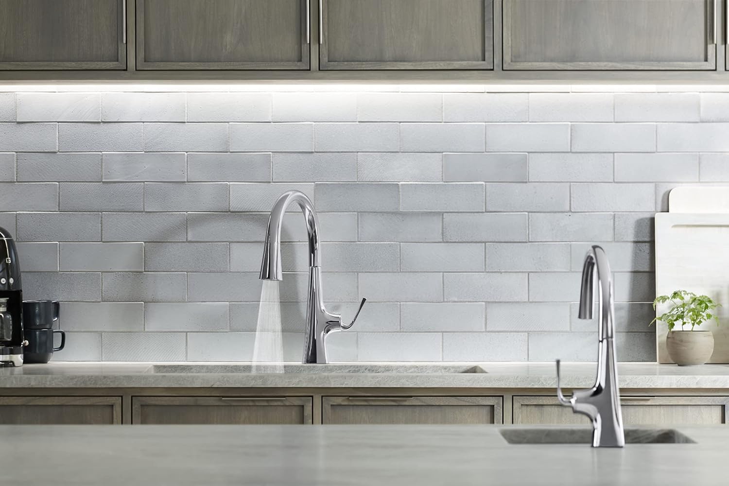 Kohler Graze – Grifo de cocina extraíble, grifo de fregadero de cocina con rociador extraíble, cromo pulido, K-22062-CP