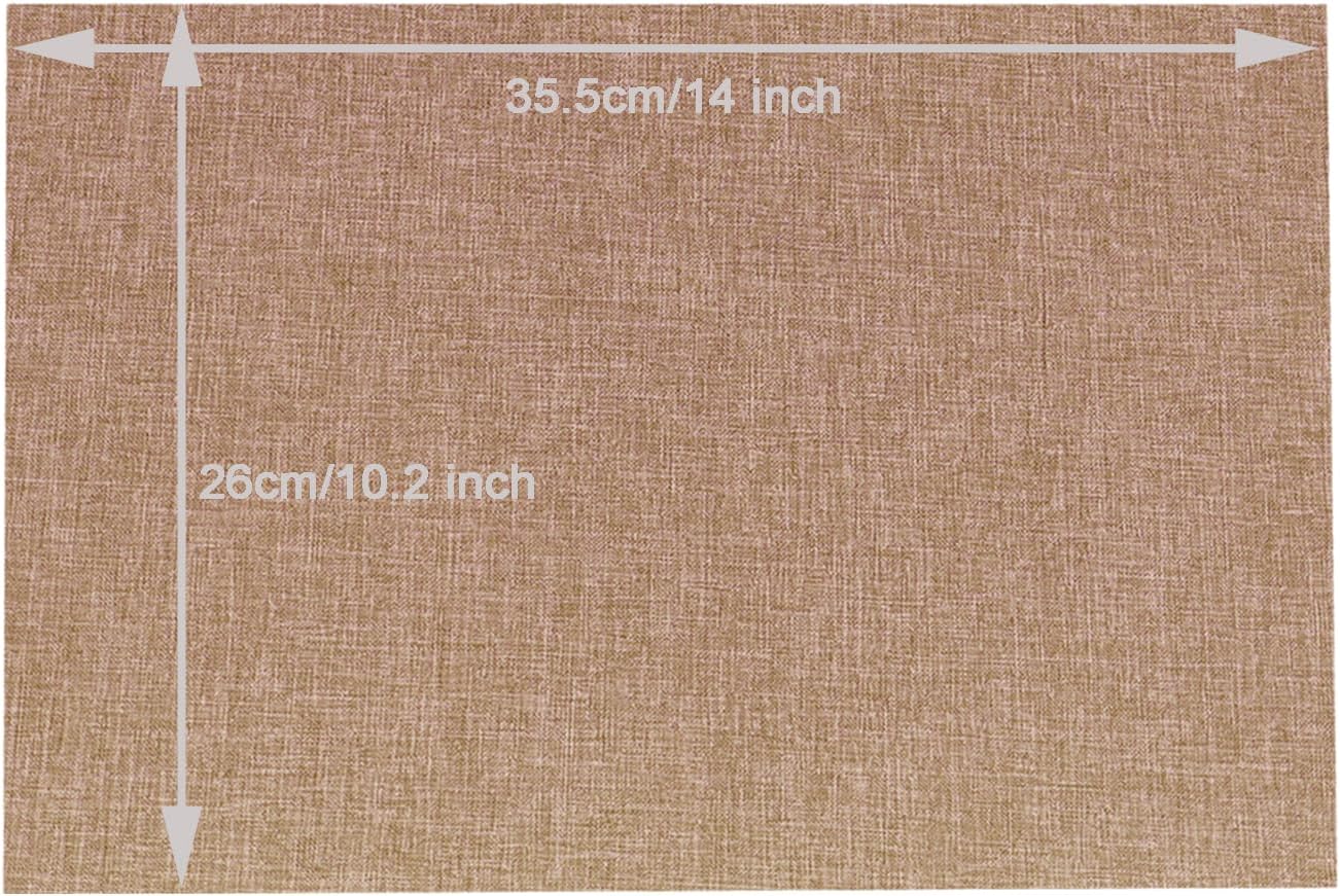 8 piezas de tela de 14 x 10 pulgadas, superficie de papel, 4 colores, para encuadernación, para adultos, cubierta de álbum de libros (estilo B)