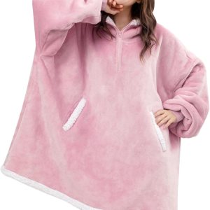Angelhood Manta con capucha para llevar, supersuave, cálida y de gran tamaño, manta de franela Sherpa con bolsillo gigante para hombres, mujeres, Angelhood Manta con capucha para llevar, supersuave, cálida y de gran tamaño, manta de franela Sherpa con bolsillo gigante para hombres, mujeres,