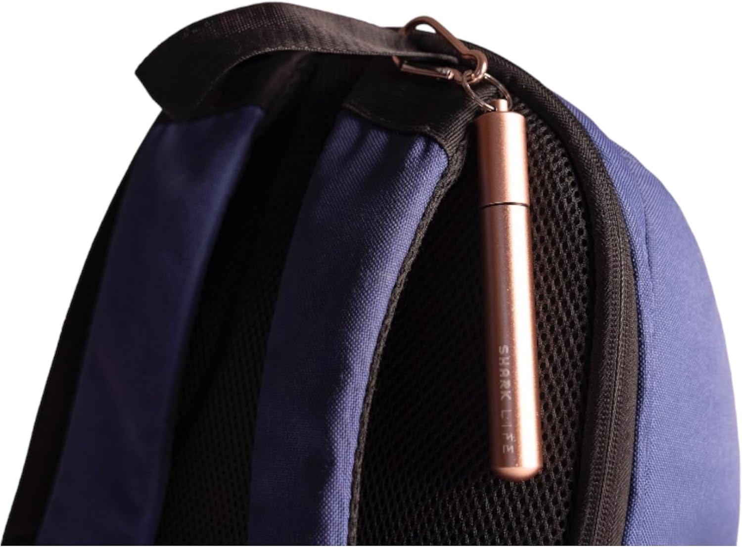 SharkLife – Pajita telescópica de viaje reutilizable con estuche, un cepillo de limpieza y boquilla de silicona suave, popote de acero inoxidable,