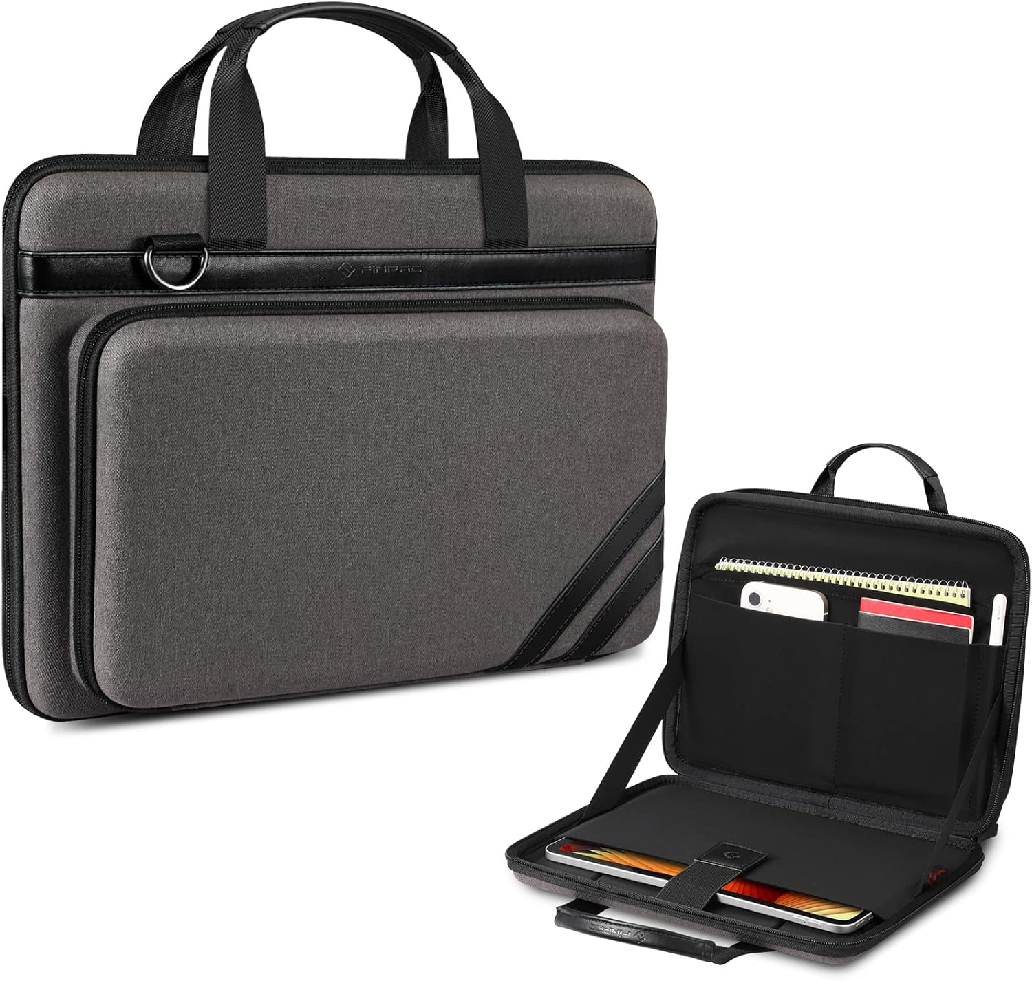 FINPAC Funda para tablet de 11 pulgadas, bolsa de hombro con bolsillo para accesorios para iPad Pro de 11 pulgadas (2018-2024), iPad de 10.9