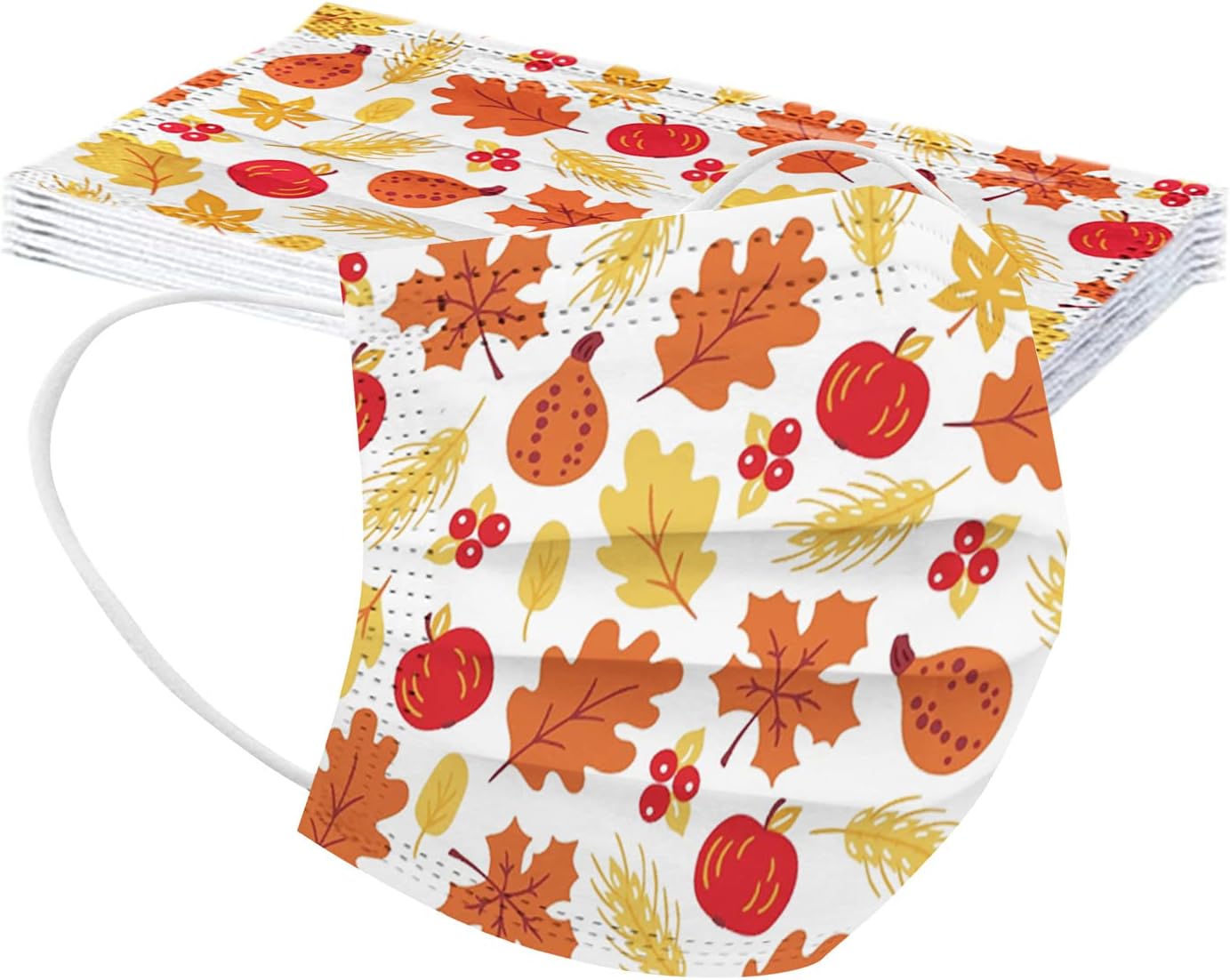 50 cubrebocas con diseño floral de verano, tela transpirable, protección de 3 capas, mascarillas florales para mujeres, exteriores y fiestas