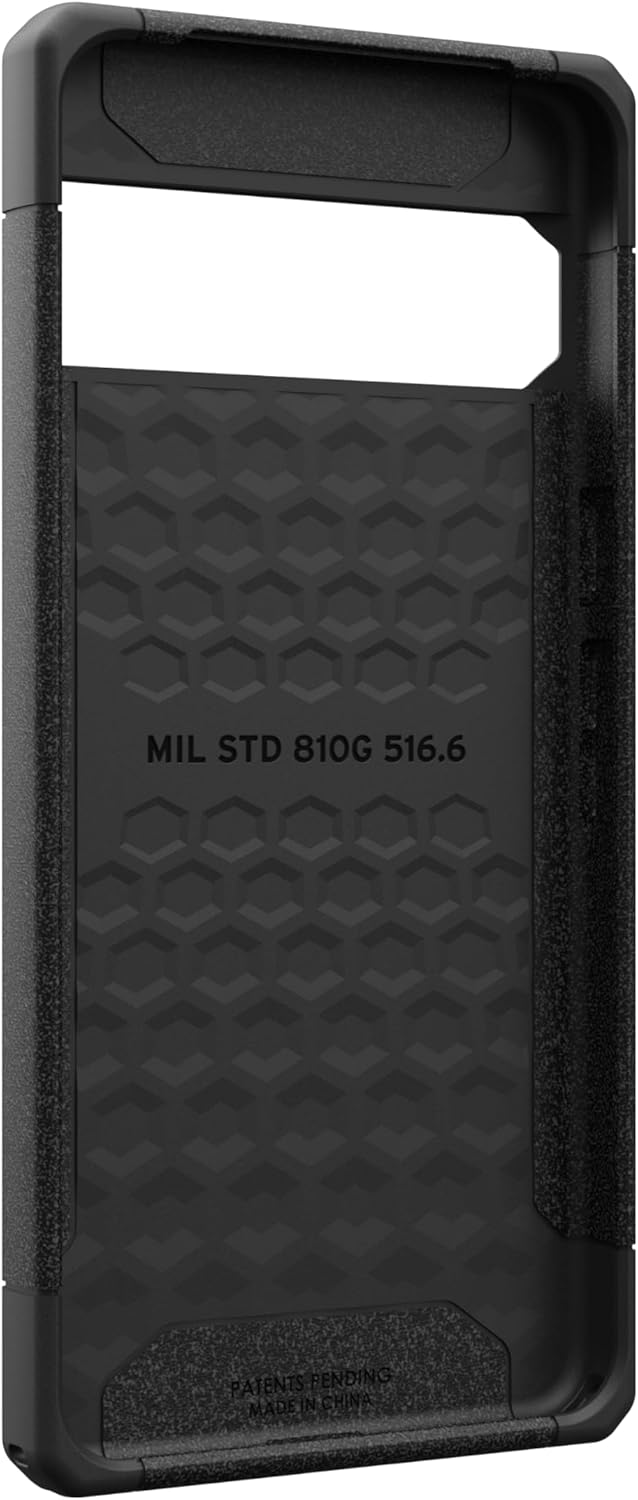 URBAN ARMOR GEAR UAG – Funda protectora hecha para Google Pixel 8 Pro, color negro, delgada, resistente a los impactos, militar, a prueba de caídas