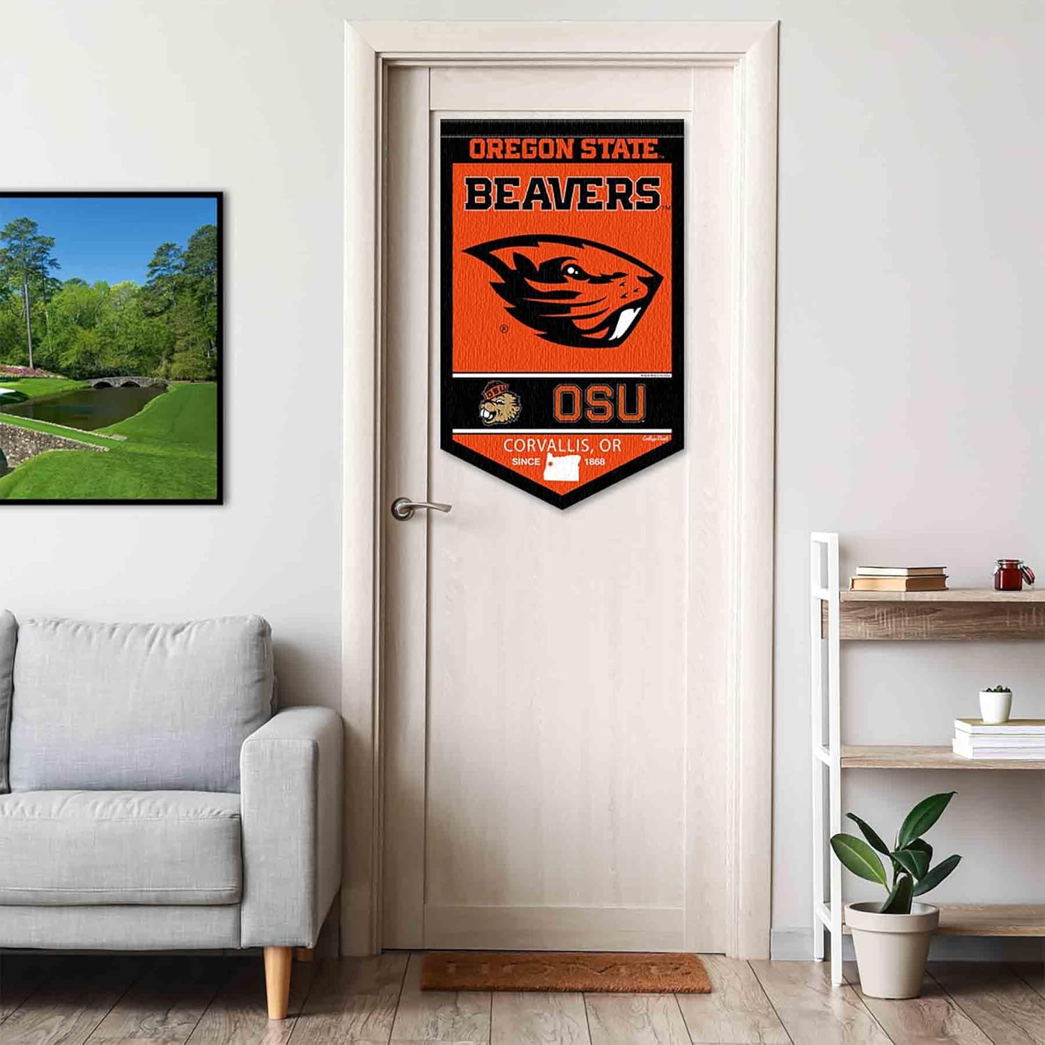 College Flags & Banners Co. Banderín de Oregon State Beavers Heritage History