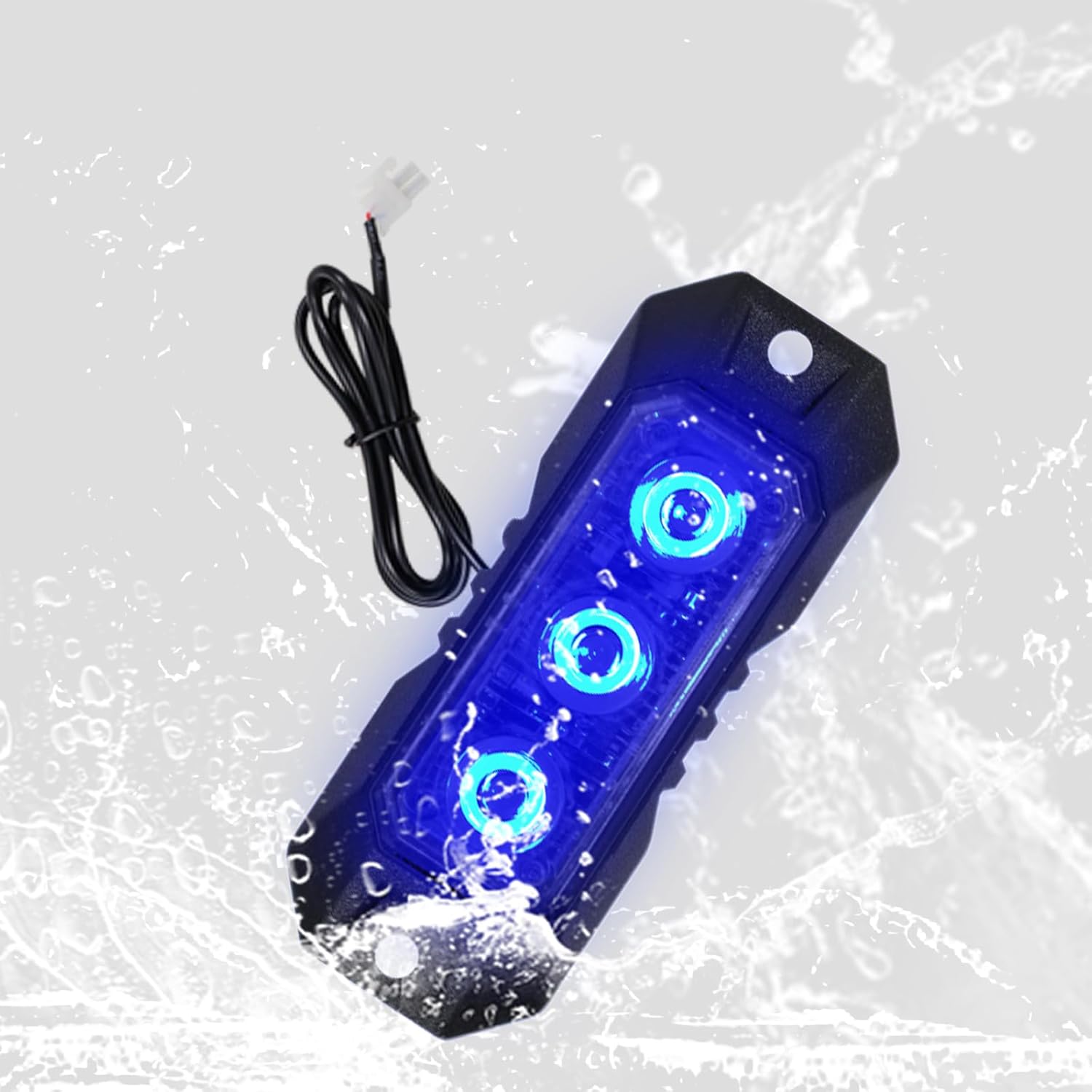 3 luces estroboscópicas LED para camiones, luces de vehículos de emergencia para vehículos, luces intermitentes para vehículos, 12 V -24 V, súper