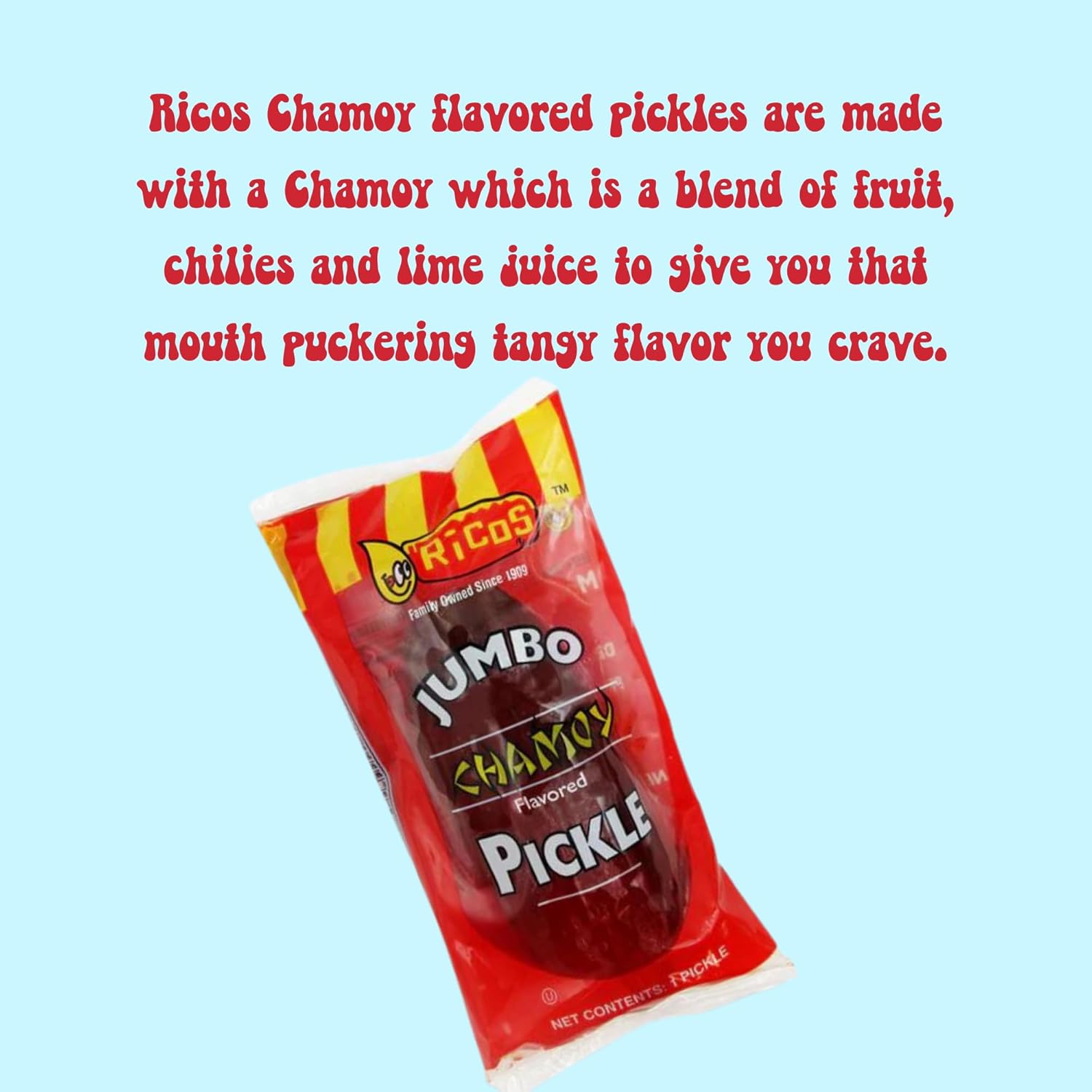 Chamoy Pickle Kit de 4 artículos  Juego de pepinillos de lujo con pepinillo Ricos, Lucas Skwinkles Salsagheti mexicano dulce cuerdas, chamoy en