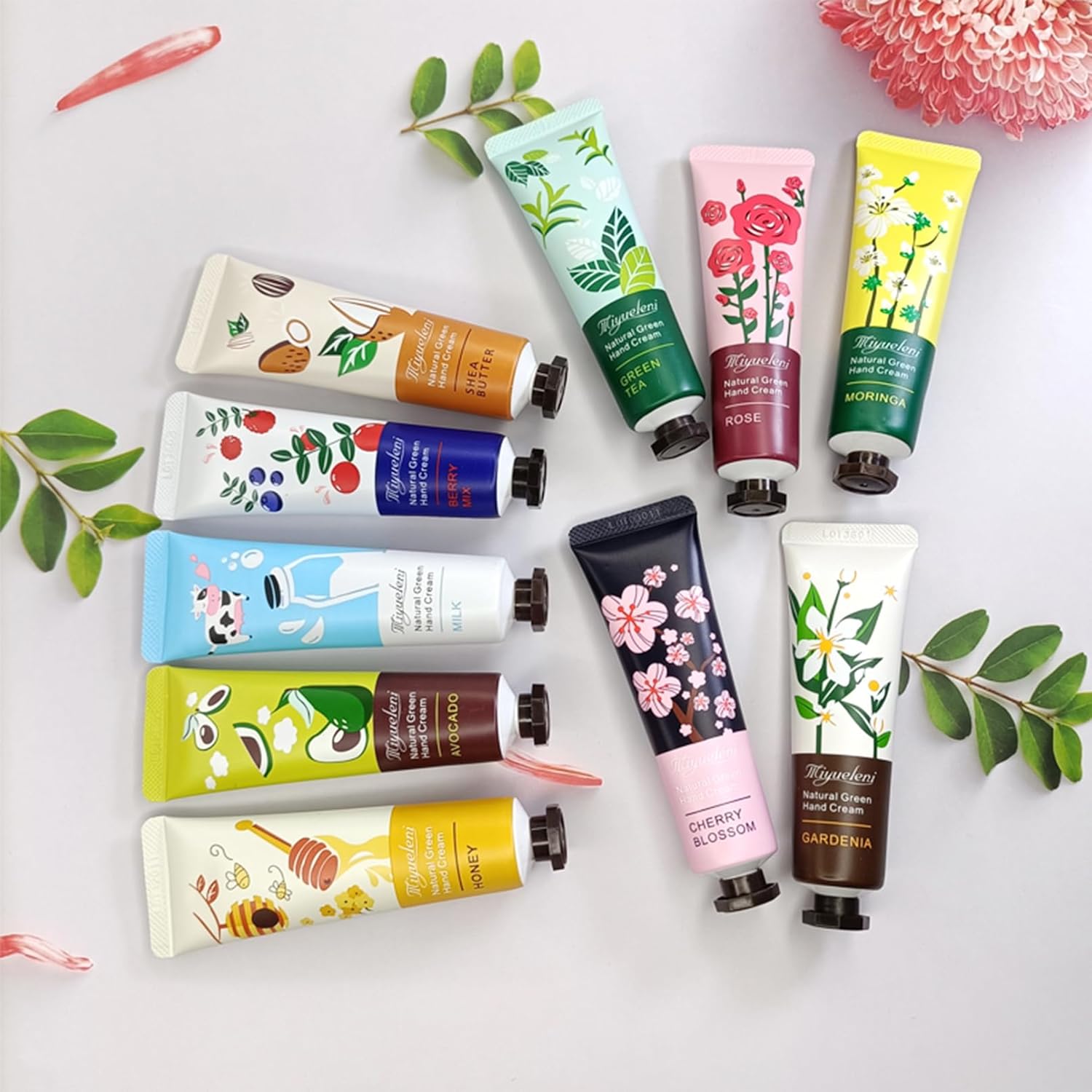 ailixinda Paquete de 20 unidades de crema de manos, crema para el cuidado de las manos, regalo para mujeres, loción de manos de tamaño de viaje para