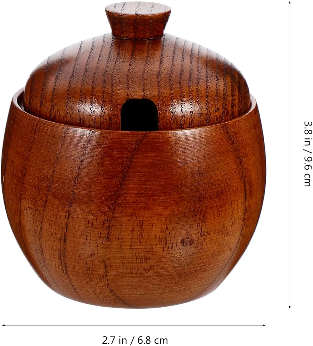 Cuenco de madera maciza de estilo japonés con tapas para servir ensalada, arroz, miso, sopa, frutas, cocina, preparación, platos de dulces, cuencos
