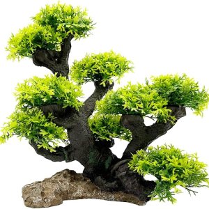 Smoothedo-Pets Plantas de acuario, decoraciones de pecera, tamaño mediano, 11 pulgadas, plantas artificiales de plástico, peces dorados, paisaje Smoothedo-Pets Plantas de acuario, decoraciones de pecera, tamaño mediano, 11 pulgadas, plantas artificiales de plástico, peces dorados, paisaje