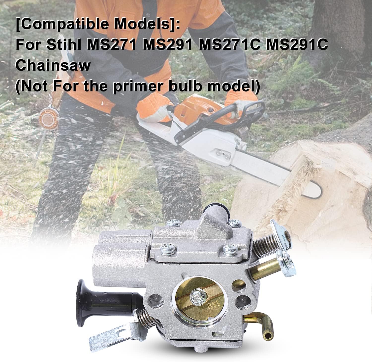 Kit de carburador MS 291 para Stihl MS271 MS291 MS261 C, ms261c para piezas de motosierra Stihl, para carburador Stihl ms271, no aplicable para