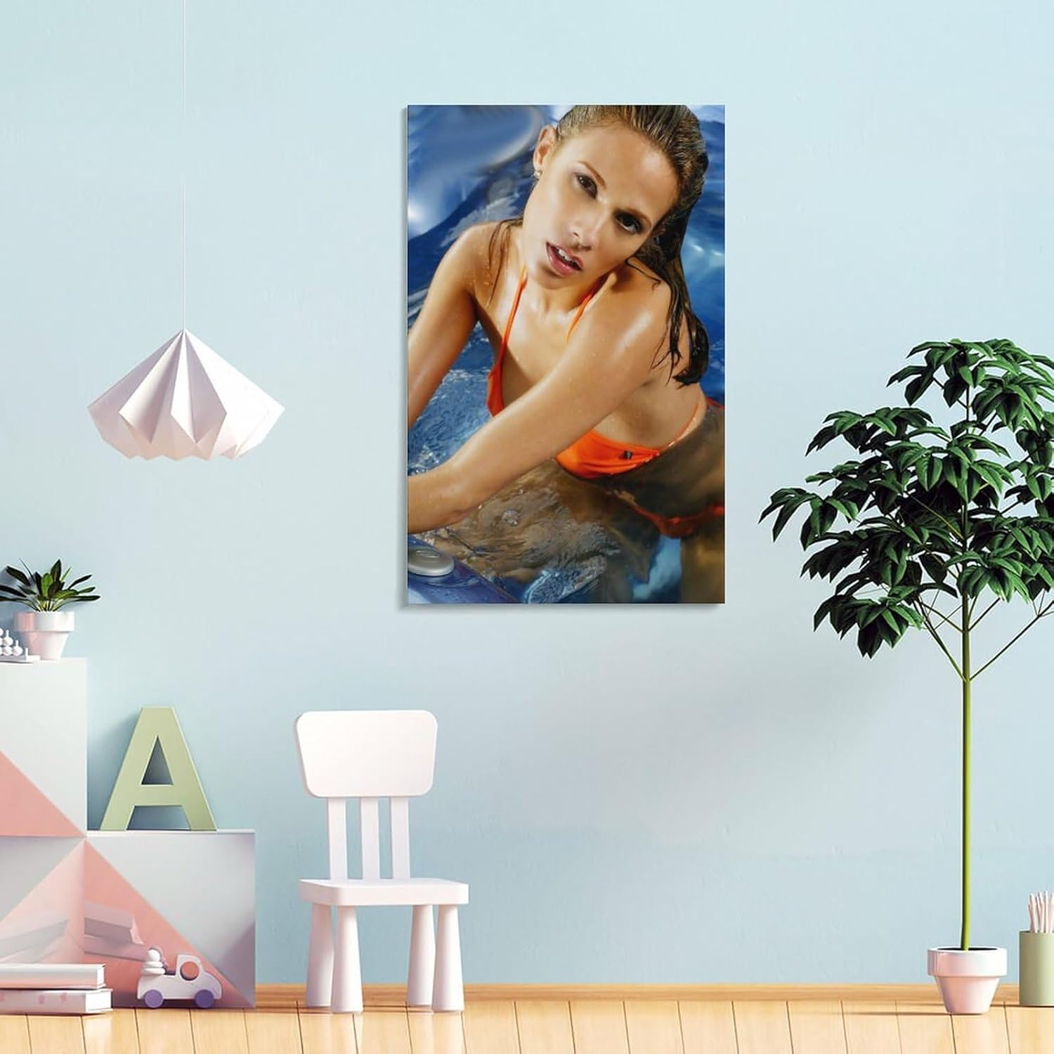 Póster de Bonnie-Jill Laflin, modelo caliente y sexy, impresión artística de pared, pintura fotográfica, cuadro colgante, decoración de dormitorio
