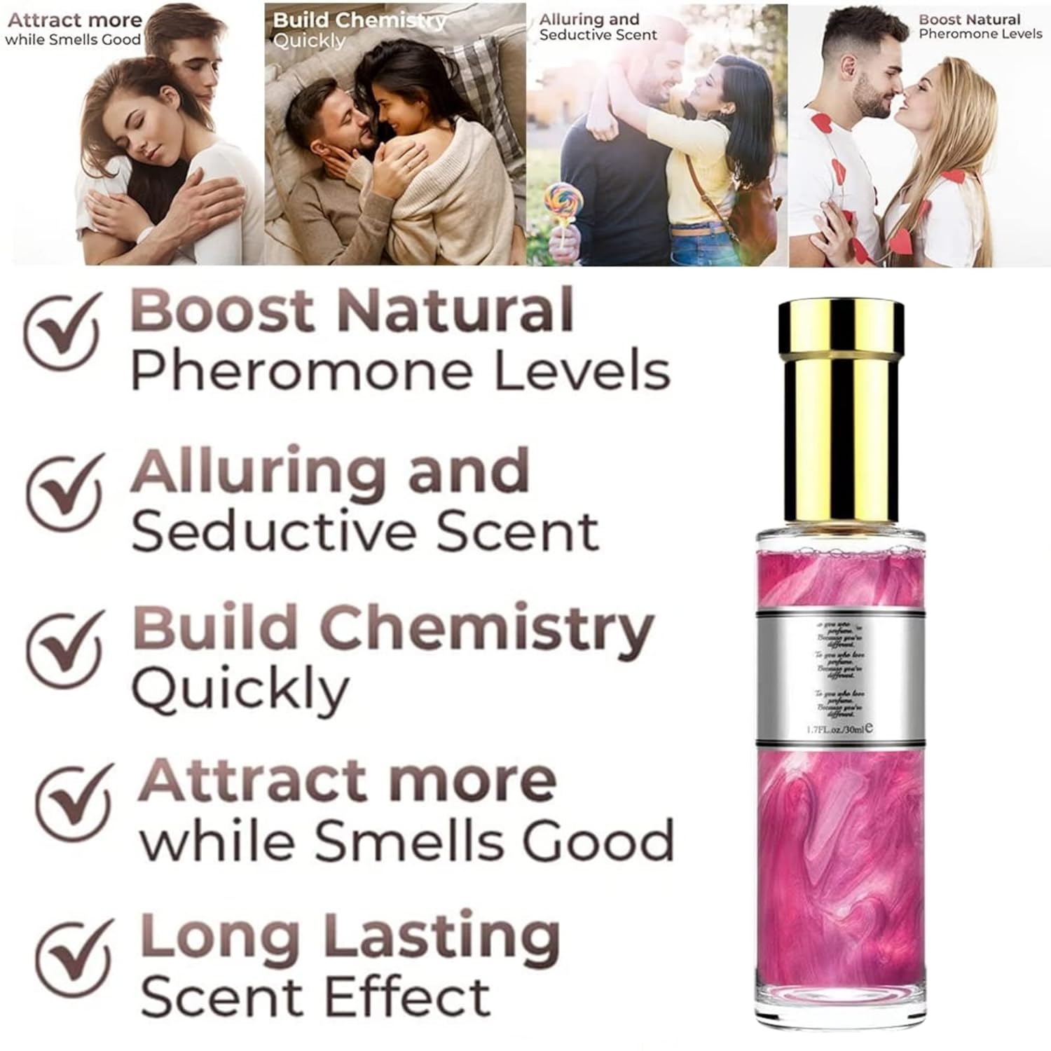 Feromonas – Perfume para mujeres, perfume de feromonas alfa, colonia de feromonas para mujeres para atraer hombres, colonia de feromonas para