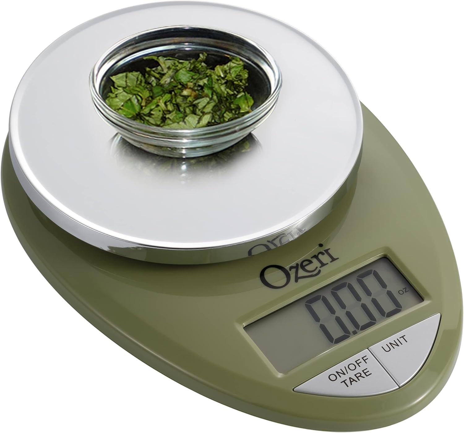 Ozeri Báscula digital de alimentos de cocina profesional, 0.05 oz a 12 libras (0.04 oz a 11.9 lbs)